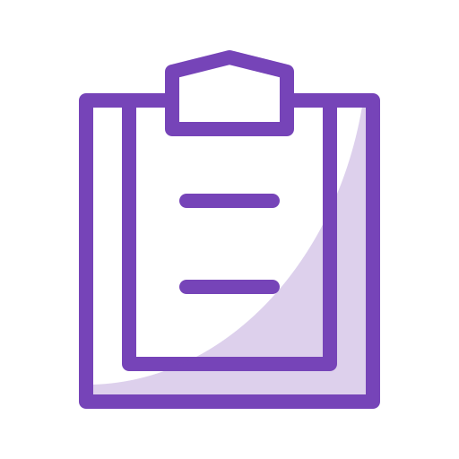 Clipboard Generic color lineal-color icon