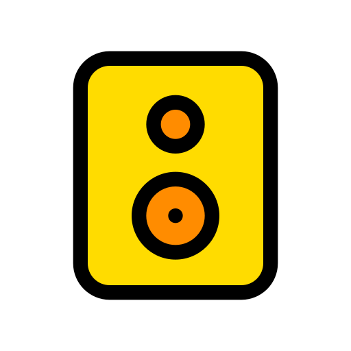 Loud speaker Generic color lineal-color icon