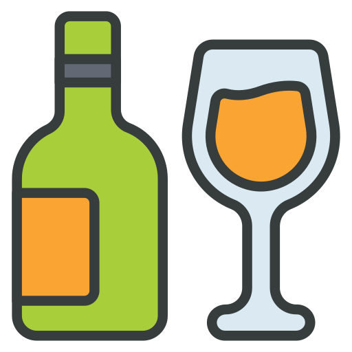 botella de vino Generic color lineal-color icono