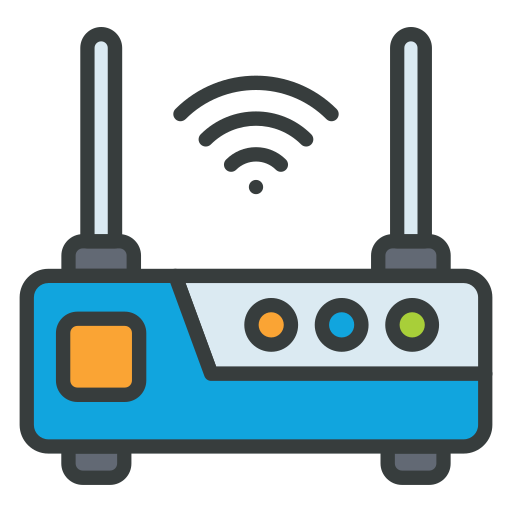 router de wifi Generic color lineal-color icono