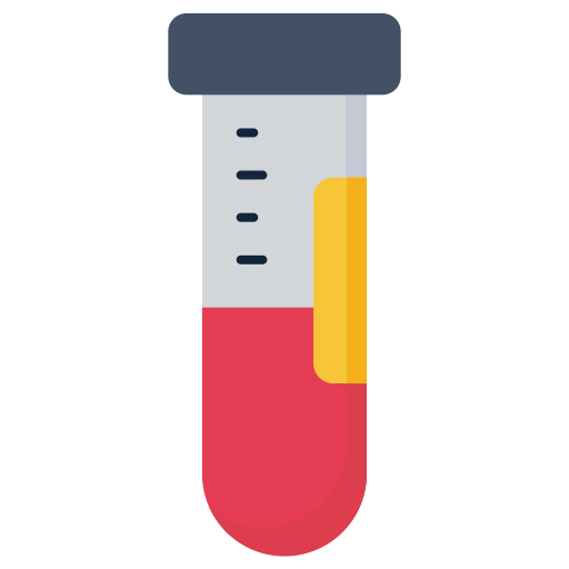 Test tube Generic color fill icon