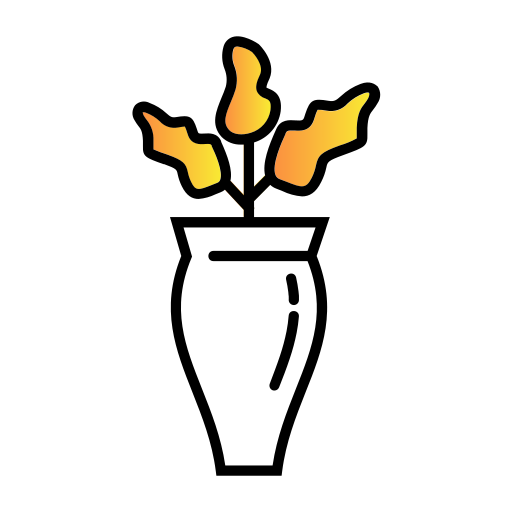vaso di fiori Generic gradient lineal-color icona
