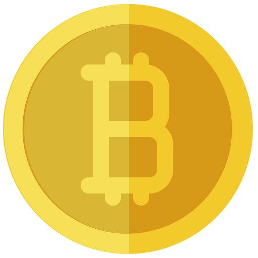 Bitcoin coin Generic color fill icon