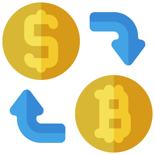 Money exchange Generic color fill icon