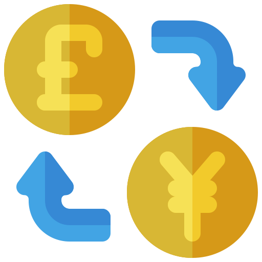 Money exchange Generic color fill icon