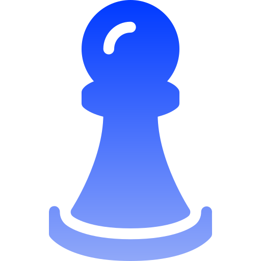 schaken Generic gradient fill icoon
