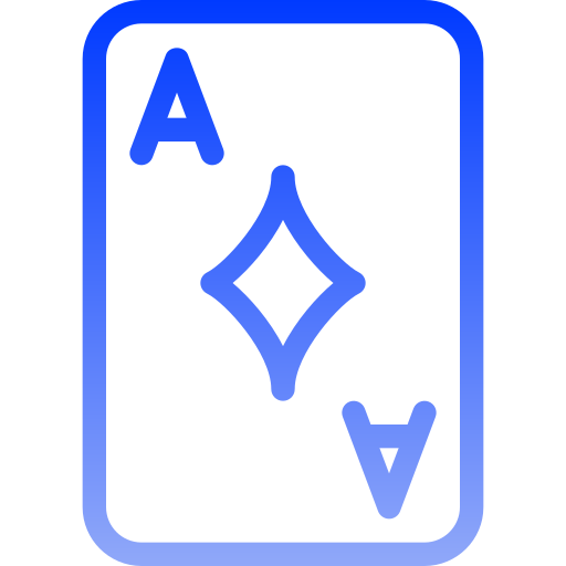 carta dell'asso Generic gradient outline icona