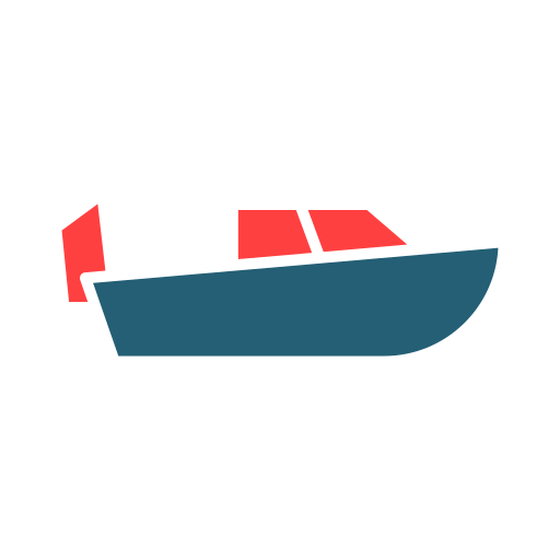 スピードボート Generic color fill icon