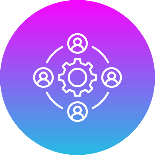 Teamwork Generic gradient fill icon