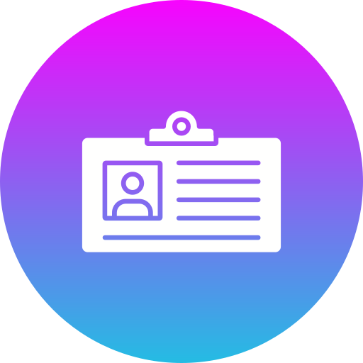 Id card Generic gradient fill icon