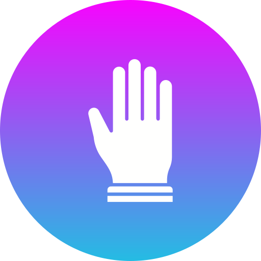 hand heben Generic gradient fill icon