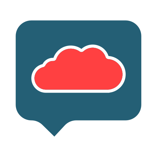 messaggistica cloud Generic color fill icona