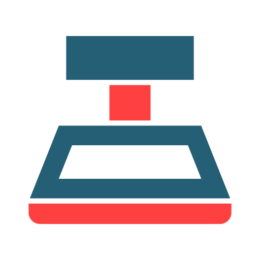 Weight scale Generic color fill icon