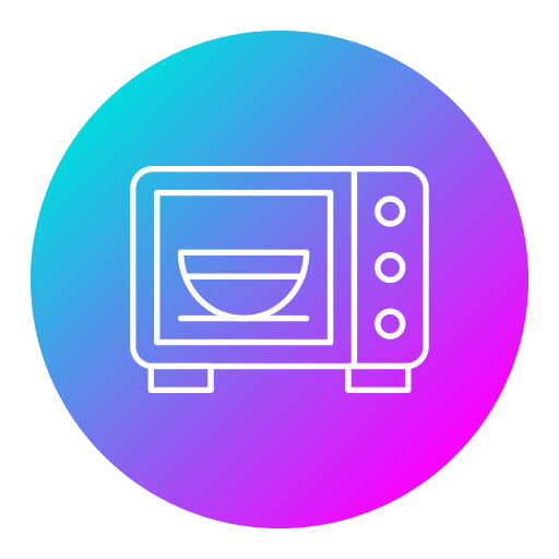 Microwave oven Generic gradient fill icon