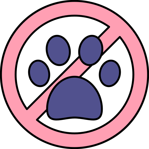 애완 동물 금지 Generic color lineal-color icon