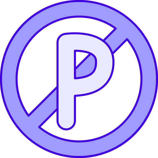 proibido estacionar Generic color lineal-color Ícone