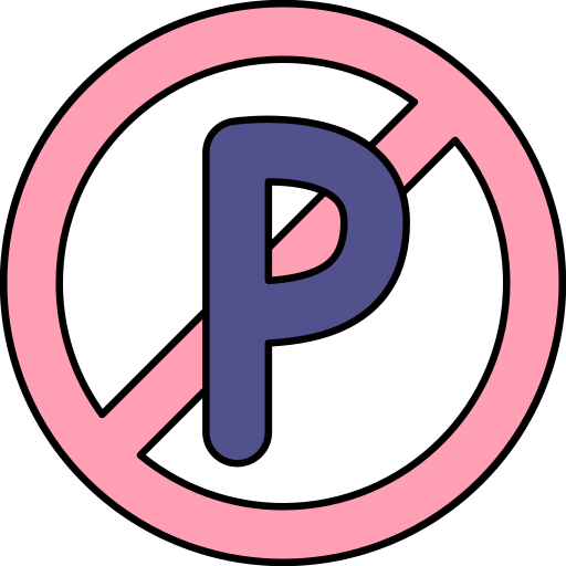 parcheggio vietato Generic color lineal-color icona