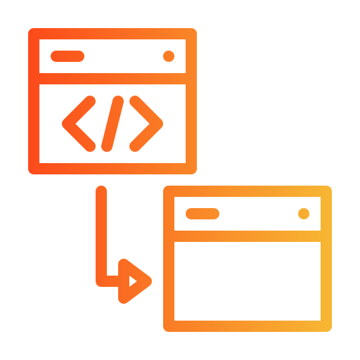 datentransfer Generic gradient outline icon