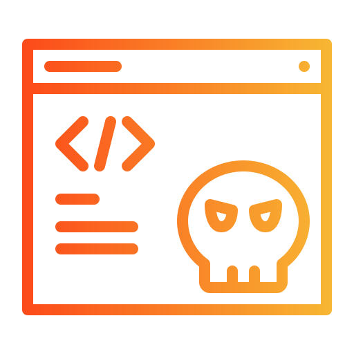 Malware protection Generic gradient outline icon