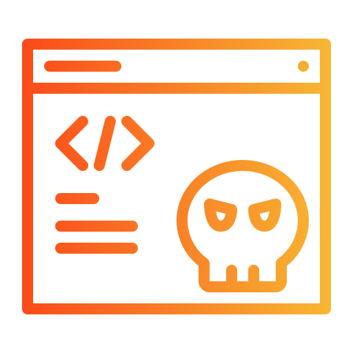 malware bescherming Generic gradient outline icoon