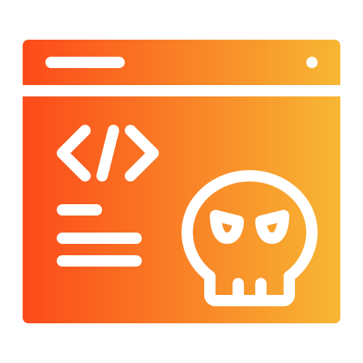 Malware protection Generic gradient fill icon