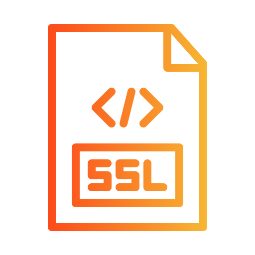 ssl Generic gradient outline icon
