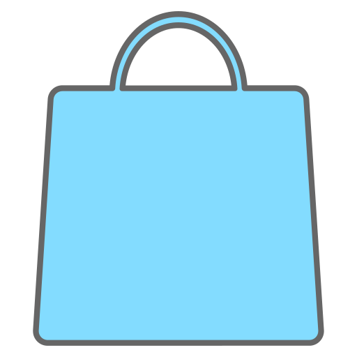 sac de courses Generic color lineal-color Icône