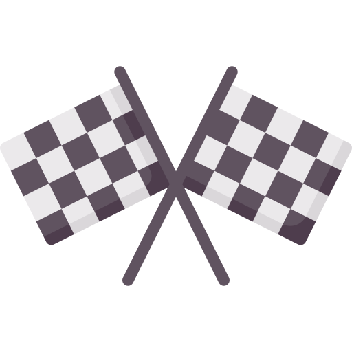 Crossed checkered flags Special Flat icon