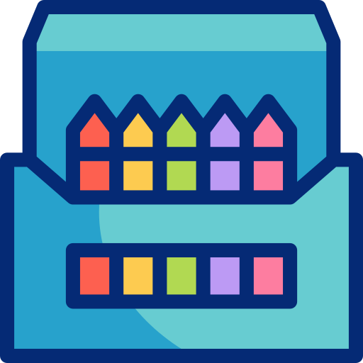 Crayons Basic Accent Lineal Color icon