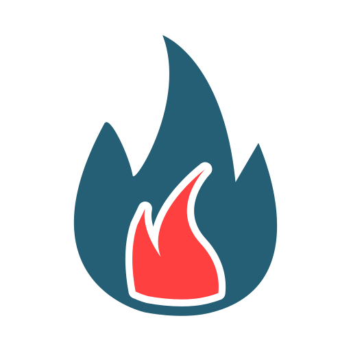불꽃 Generic color fill icon