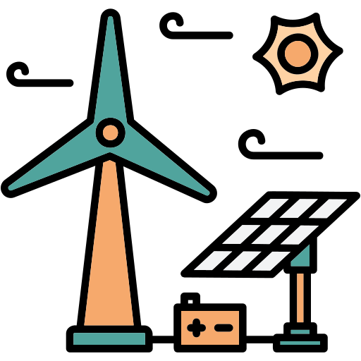 energía renovable Generic color lineal-color icono