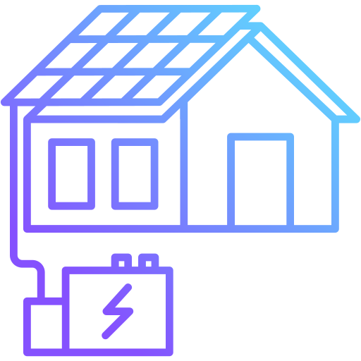 Solar energy Generic gradient outline icon