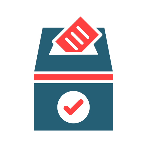 Voting box Generic color fill icon