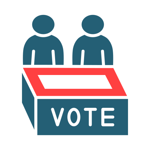 Voters Generic color fill icon