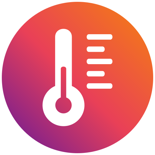 Smart temperature Generic gradient fill icon