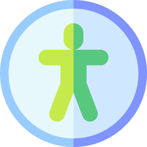 접근성 Basic Straight Flat icon