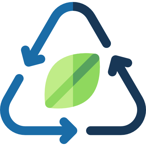 recycling Basic Rounded Flat icon