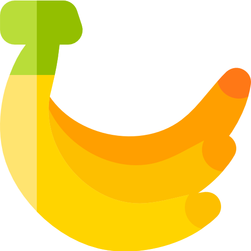 plátanos Basic Rounded Flat icono