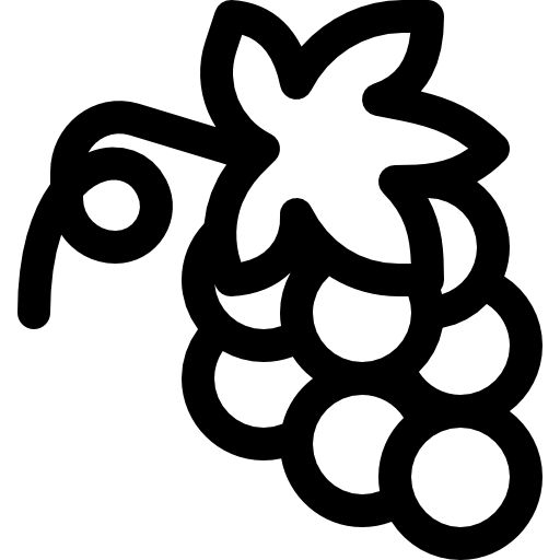 uva Basic Rounded Lineal Ícone
