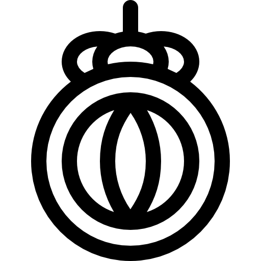 mangostano Basic Rounded Lineal icona