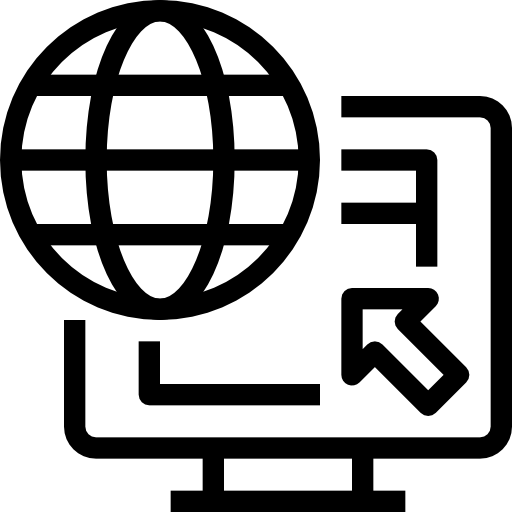 internet Justicon Lineal icono