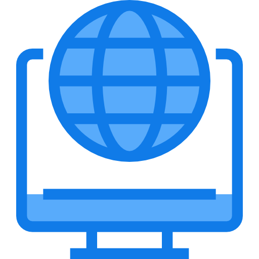 internet Justicon Blue icona