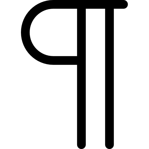 段落 Basic Rounded Lineal icon