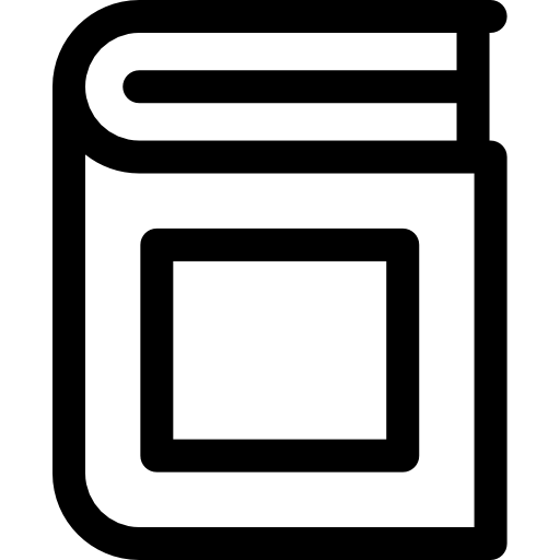 ブックカバー Basic Rounded Lineal icon