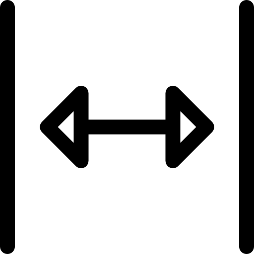 brecha Basic Rounded Lineal icono