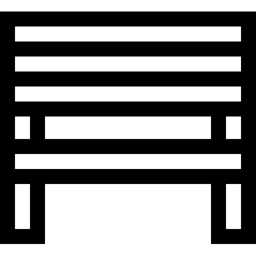 Ławka Basic Straight Lineal ikona