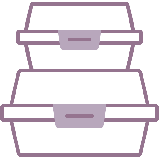 Пищевых контейнеров Generic color lineal-color иконка