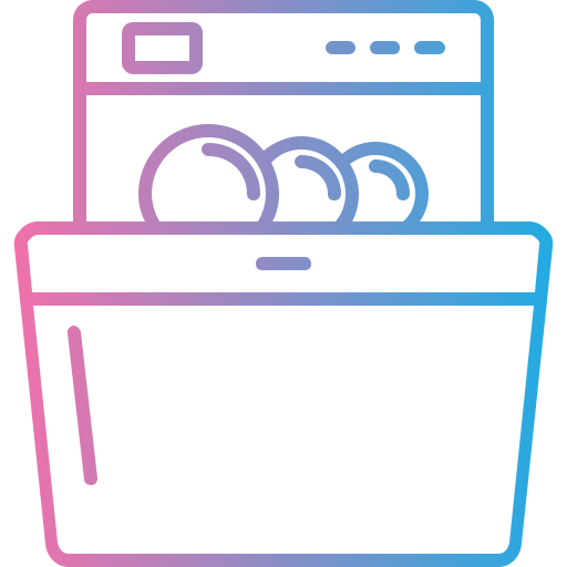 lavastoviglie Generic gradient outline icona