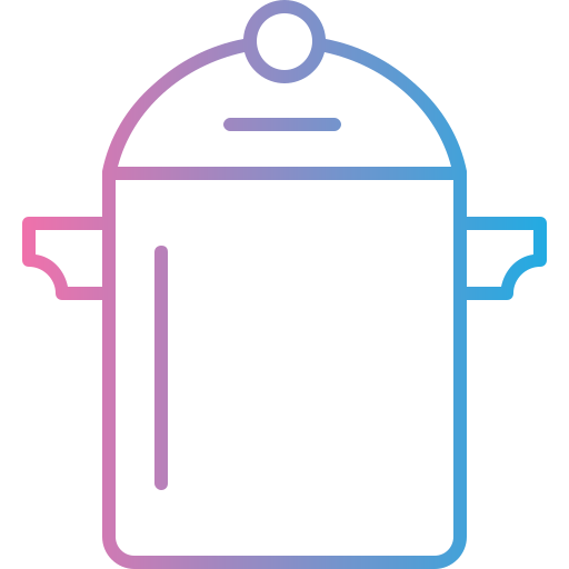 Cooking pot Generic gradient outline icon