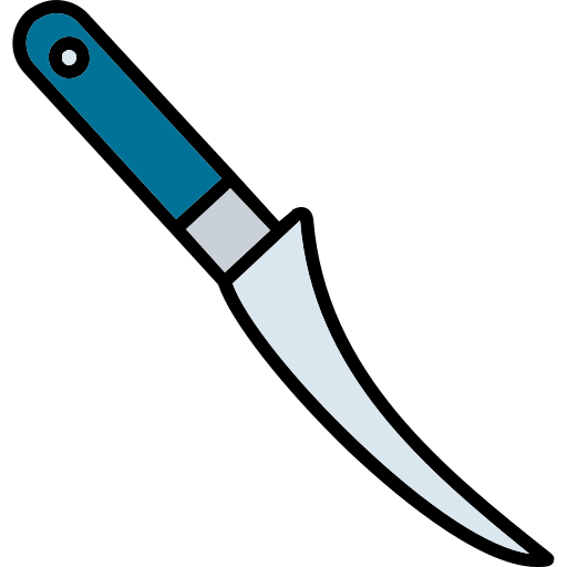 coltello per disossare Generic color lineal-color icona
